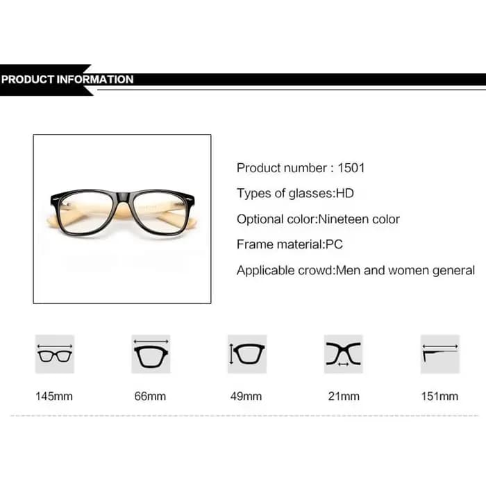 HDCRAFTER montures de lunettes en bois hommes Prescription lunettes en bambou cadre lunettes carrées lecture montures de lunettes optiques