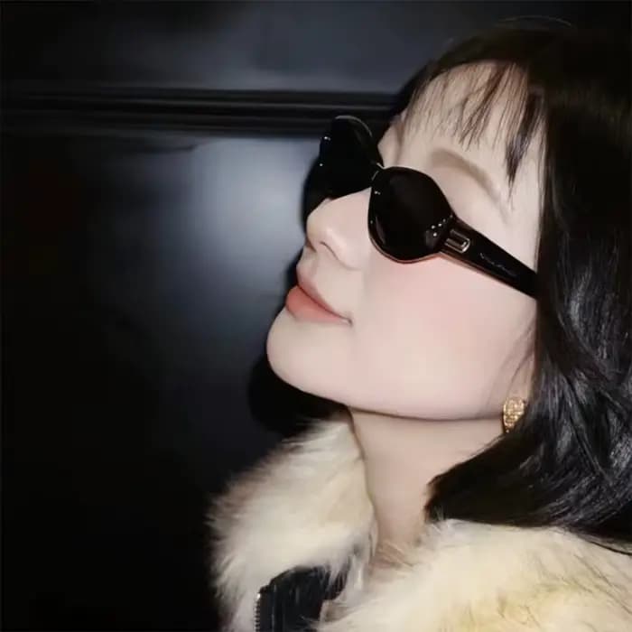 Gm Lunettes de soleil polarisées œil de chat pour femme
