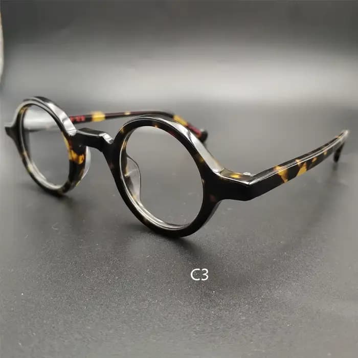 Monture de lunettes rondes rétro pour hommes