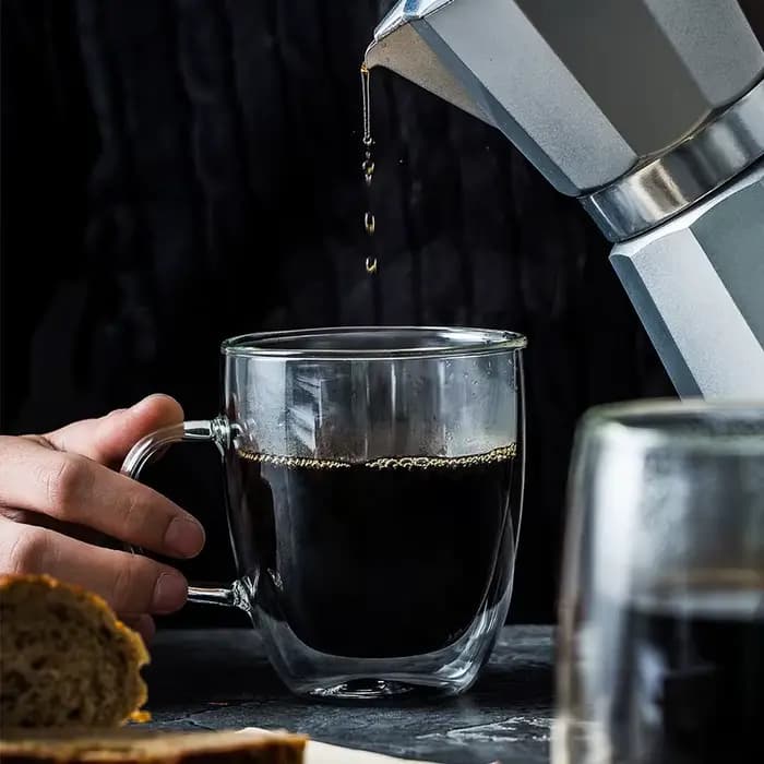 Tasse en verre à Double paroi 80-650ml, résistante à la thé, à la bière, au café, au lait, au jus de citron, verres pour amoureux, tasses à café, cadeau créatif