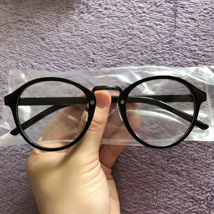 Lunettes rondes transparentes pour hommes et femmes