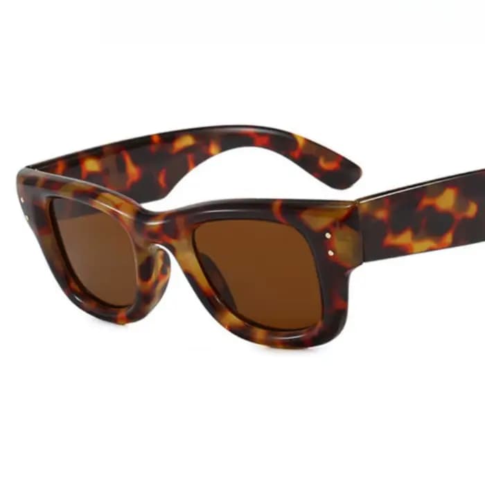 Nouvelle mode décontracté Orange carré lunettes de soleil pour femmes hommes Vintage haute qualité