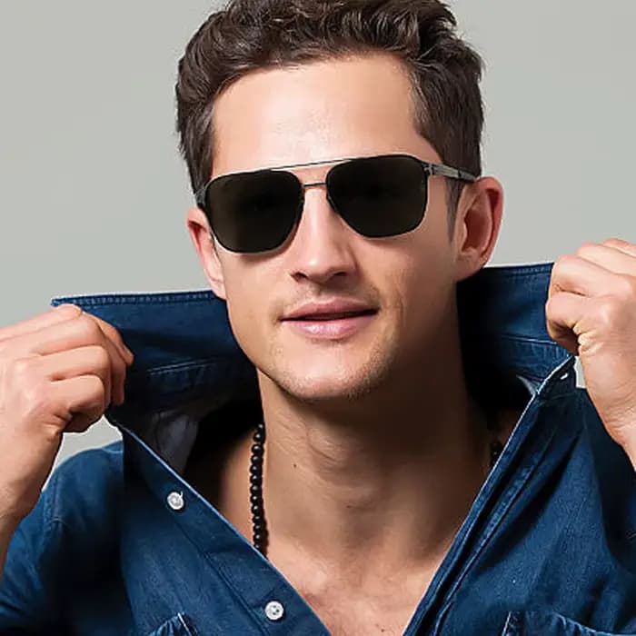 Lunettes de soleil sans vis