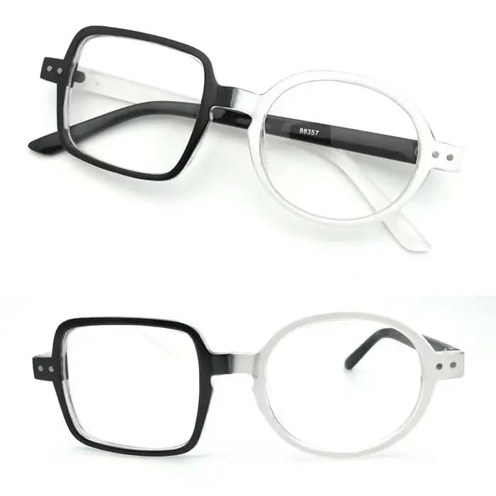Lunettes cosplay vintage rondes et carrées pour hommes et femmes
