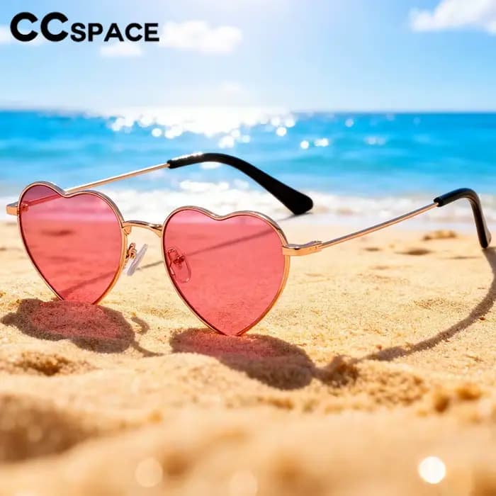 Lunettes de soleil polarisées en forme de cœur pour femmes
