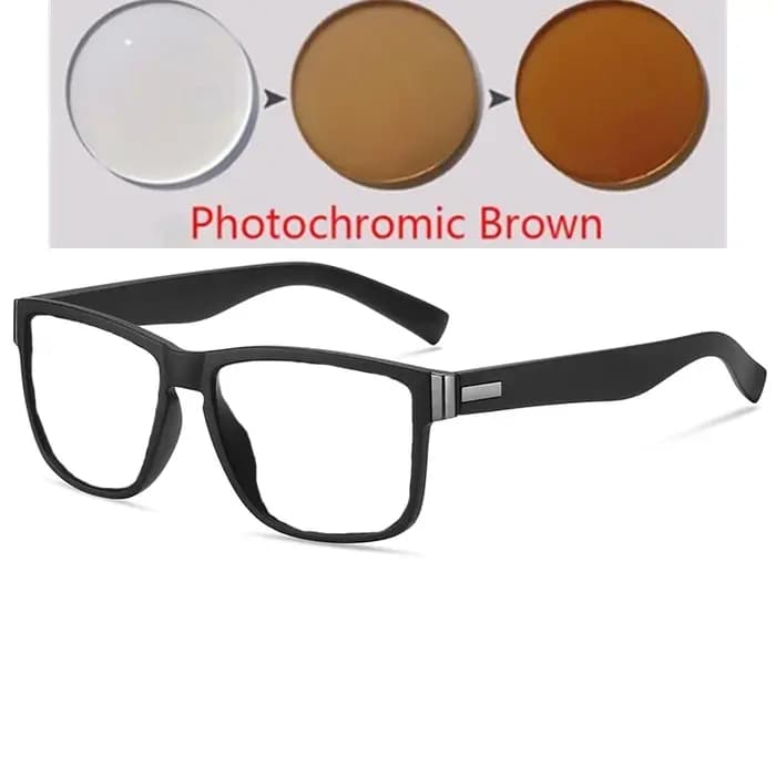 Lunettes de soleil carrées polarisées pour hommes