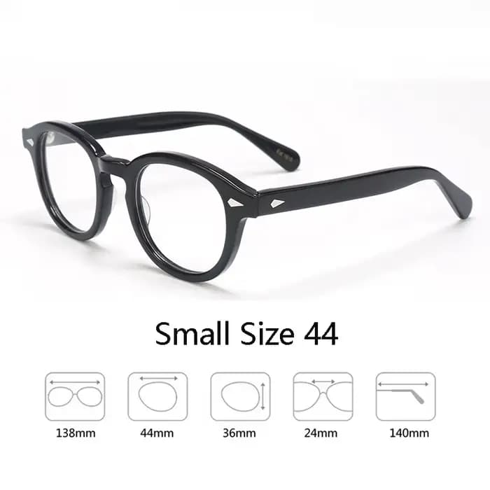 Monture de lunettes optiques hommes femmes Johnny Depp lunettes Vintage ordinateur acétate monture d