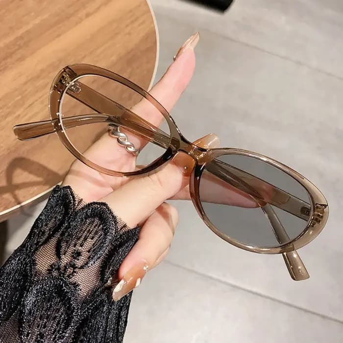 Lunettes de myopie photochromiques à monture ovale extrêmement Simple