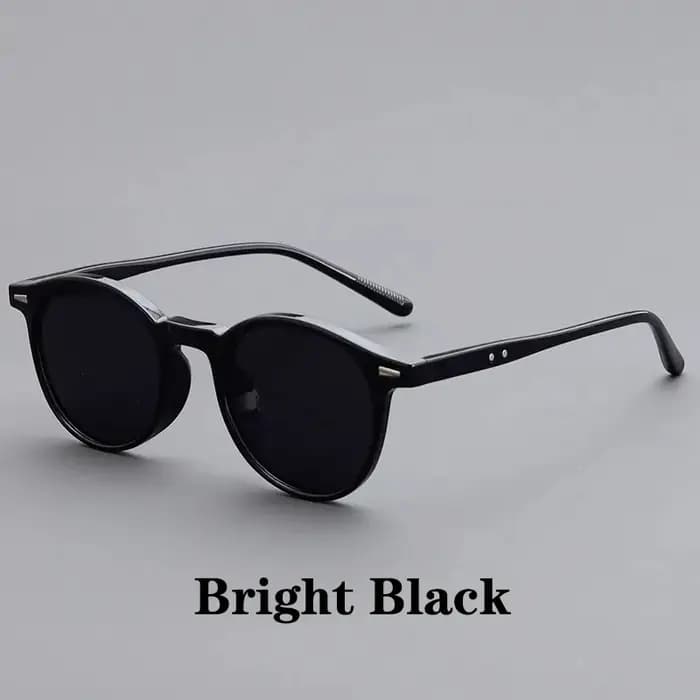 Lunettes de soleil rondes vintage pour femmes et hommes