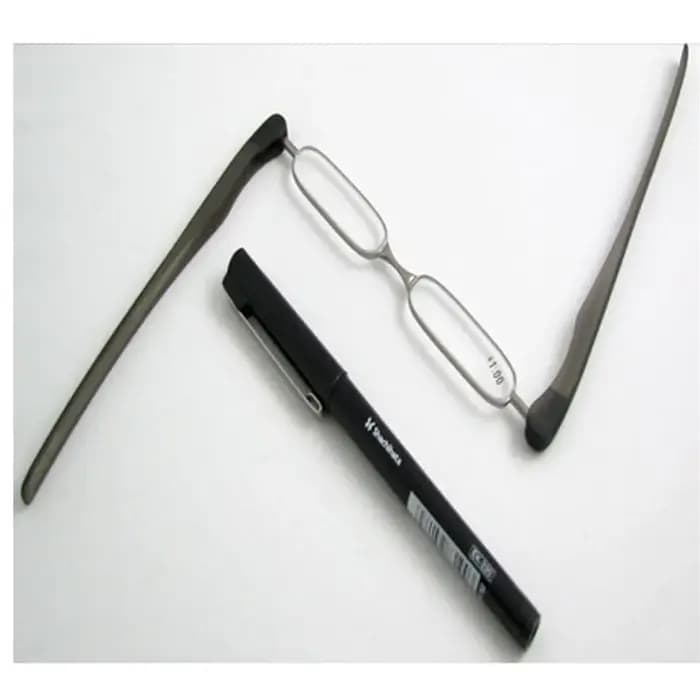 EnzoDate Lot de 3 lunettes de lecture, mini lecteur de poche pliable brevet américain, lunettes port