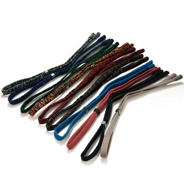 Corde de lunettes de soleil antidérapante unisexe