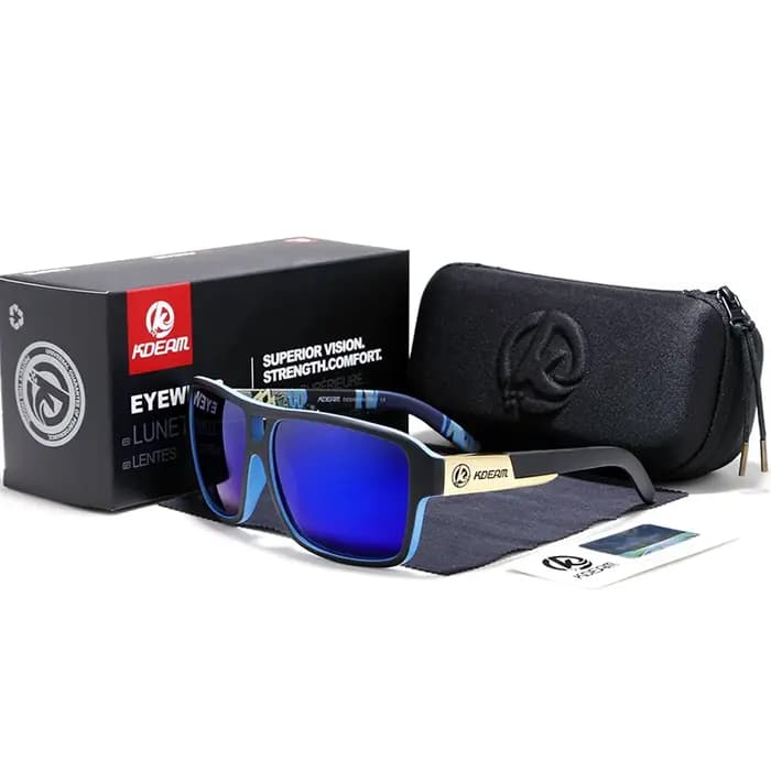 Lunettes de soleil polarisées de style Jam pour hommes
