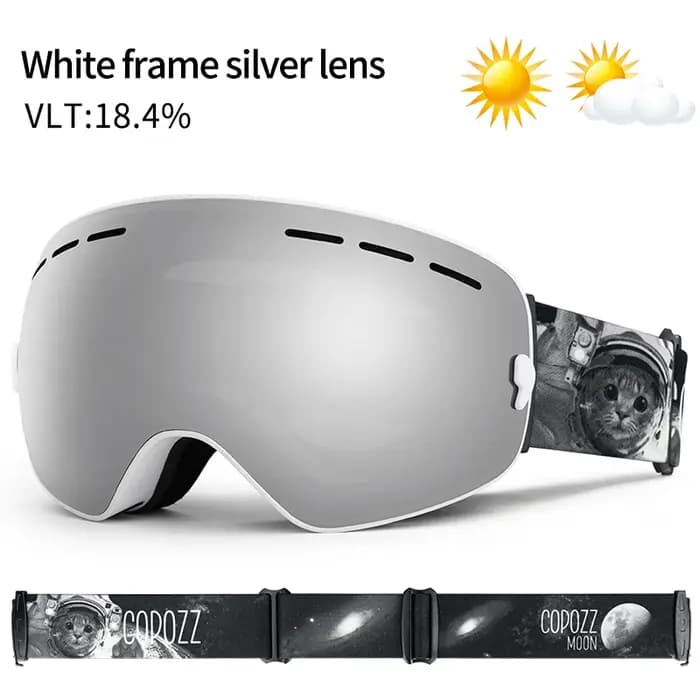 COPOZZ marque lunettes de Ski Double couches UV400 Anti-buée grandes