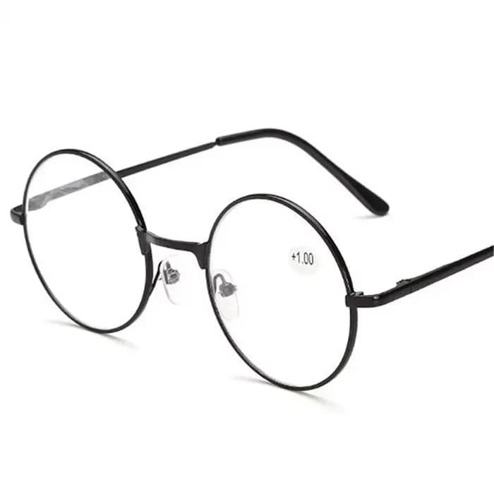 2025 rétro métal cadre rond lunettes de lecture femmes hommes presbyte lunettes lunettes dioptrie +