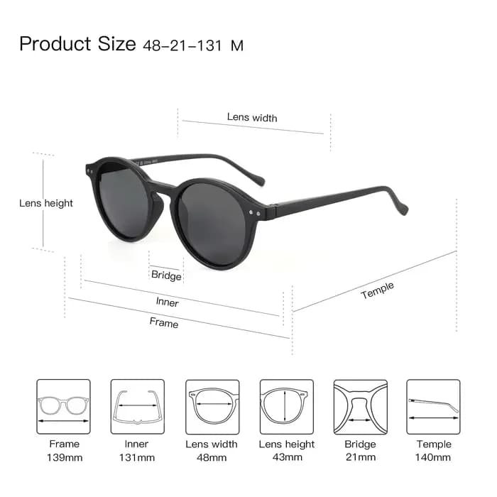 ZENOTTIC Lunettes de soleil polarisées rétro 2026 2025 pour hommes et femmes