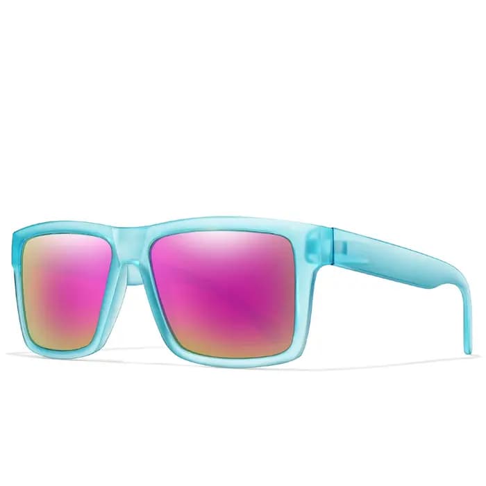 Lunettes de soleil polarisées carrées de luxe pour hommes et femmes