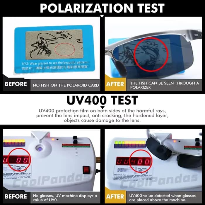 Lunettes de soleil polarisées de luxe en aluminium 2026 pour homme, vision jour et nuit, anti-ébloui