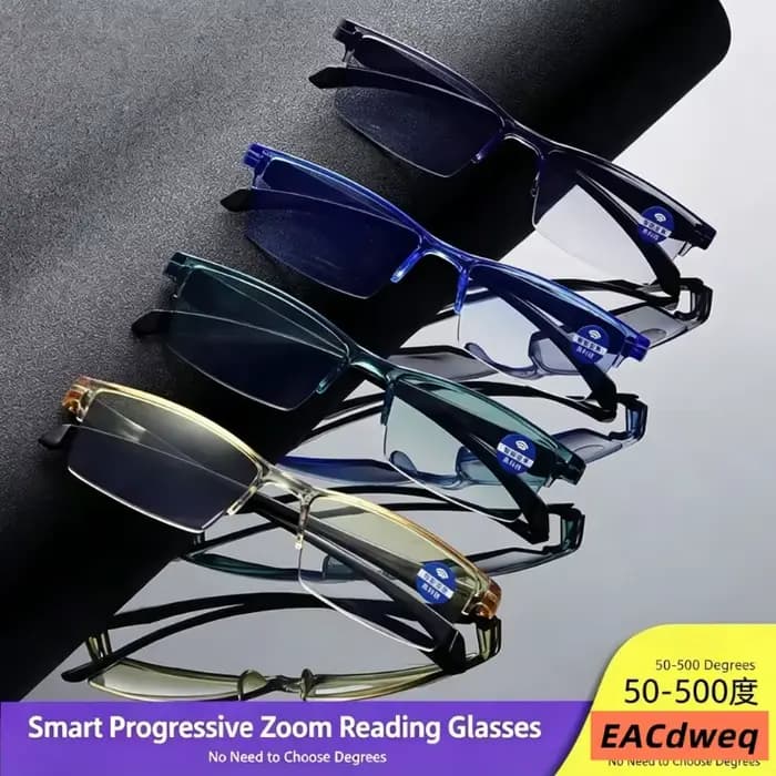 Lunettes de lecture intelligentes ultra-légères à zoom automatique