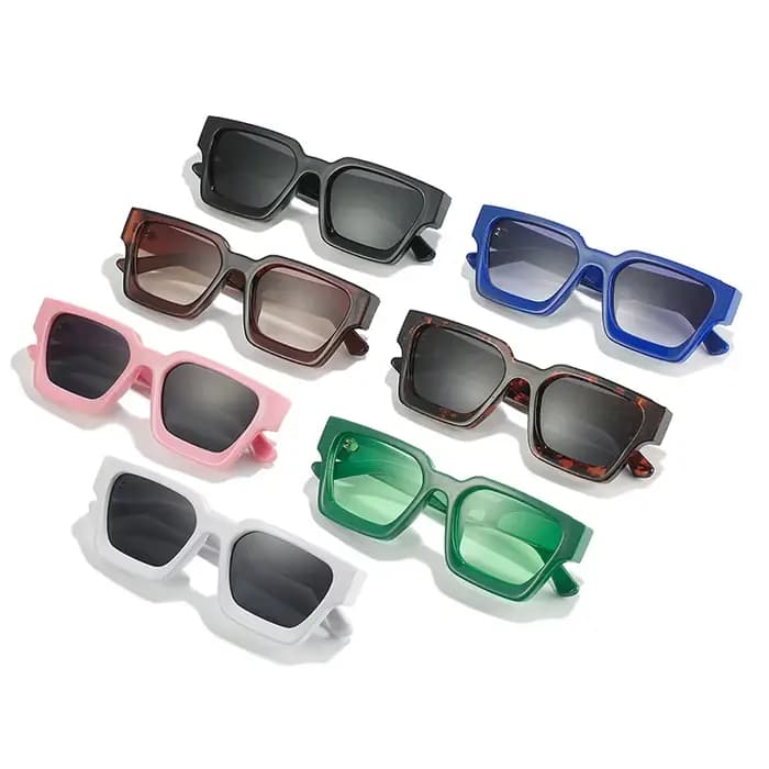 SHAUNA Ins – lunettes de soleil carrées populaires pour femmes et hommes