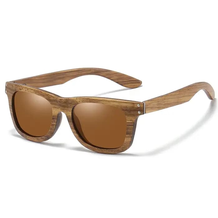 Lunettes de soleil en bambou naturel biodégradable GM