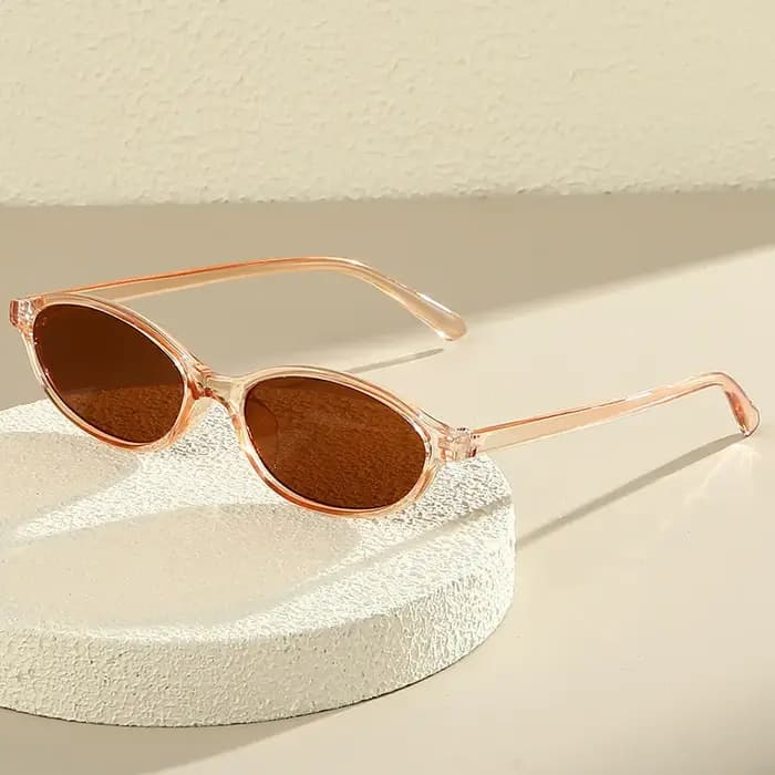 Nouvelles Lunettes de Soleil Vintage Petites Ovale Cat Eye Léopard Noir Designer Rétro Mode Femme Protection UV400