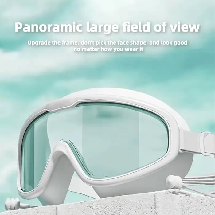 Lunettes de natation à grande monture pour hommes et femmes