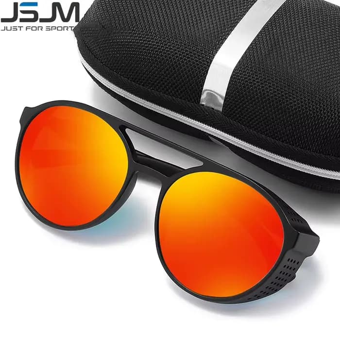 JSJM 2022 nouvelle mode hommes lunettes de soleil polarisées marque de luxe concepteur rond classique conduite pêche