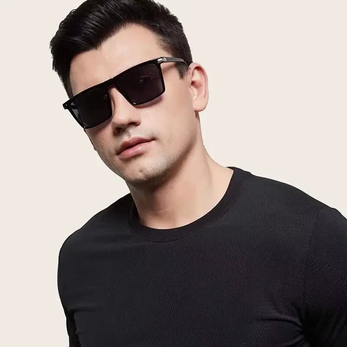 Lunettes de Soleil Carrées Respzed pour Homme et Femme, Vintage, Flat Top, Mode, Marque de Luxe, Sty