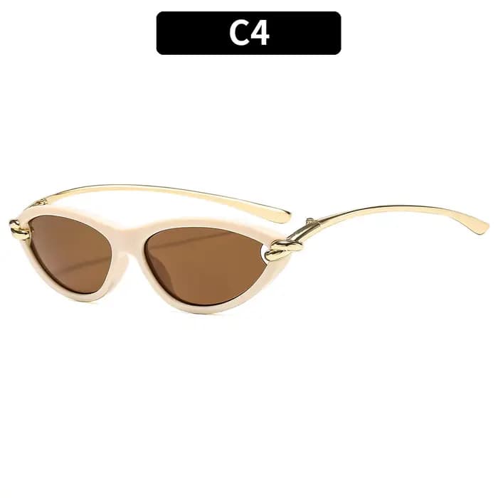 Vintage lunettes de soleil œil de chat femmes 2025 marque Designer mode