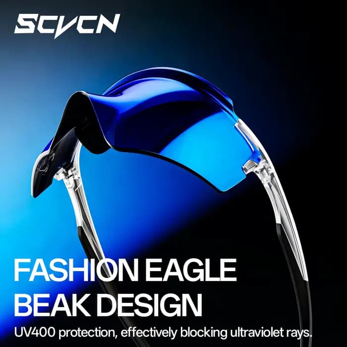 Lunettes de soleil de cyclisme SCVCN tendance pour hommes et femmes, verres de protection pour vélo