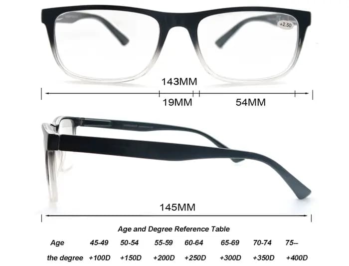 Lunettes de lecture surdimensionnées pour hommes et femmes