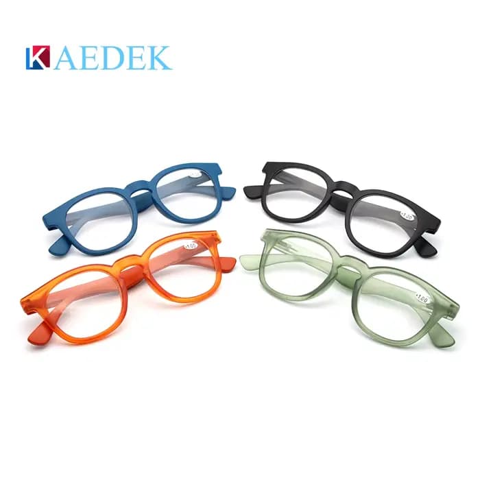 KAEDEK 2025 lunettes de lecture de marque transparentes rondes hommes femmes