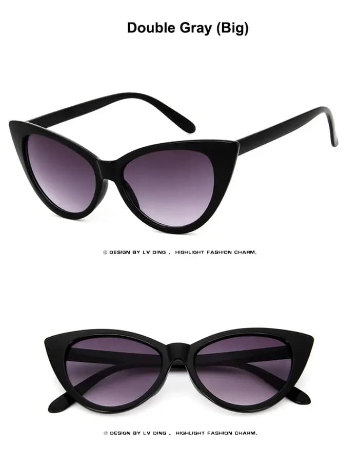 Lunettes de soleil yeux de chat pour femmes