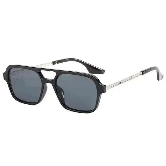 Lunettes De soleil De luxe femme lunettes De soleil hommes marque De mode concepteur petit cadre carré Vintage creux léopard bleu Oculos De Sol
