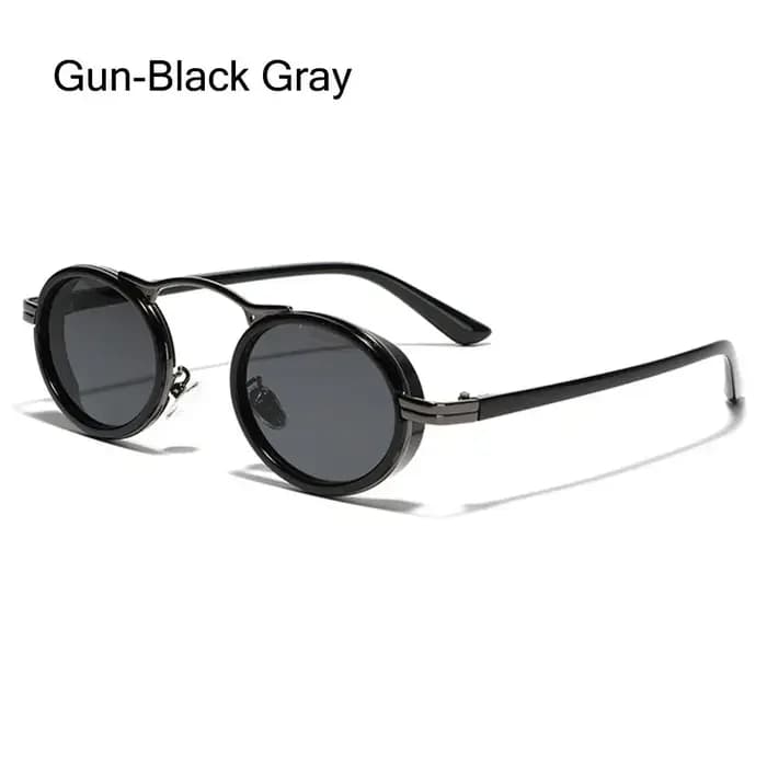 Lunettes de soleil ovales vintage pour femmes