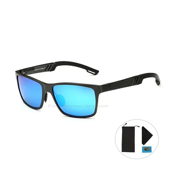 Lunettes de soleil polarisées en aluminium pour homme