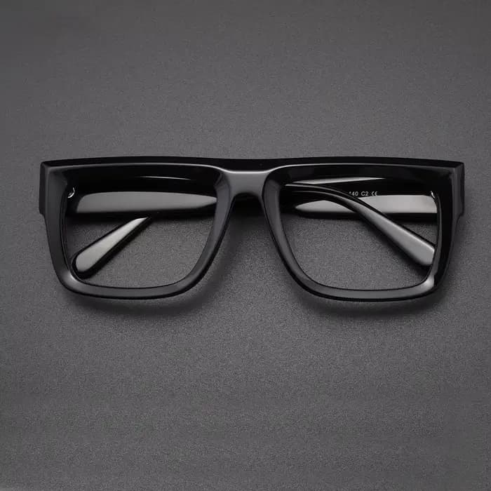 Lunettes de soleil rectangulaires optiques rétro pour hommes