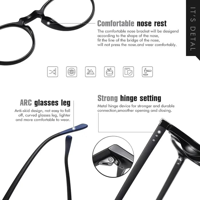 Lunettes rondes Anti rayons bleus pour hommes et femmes