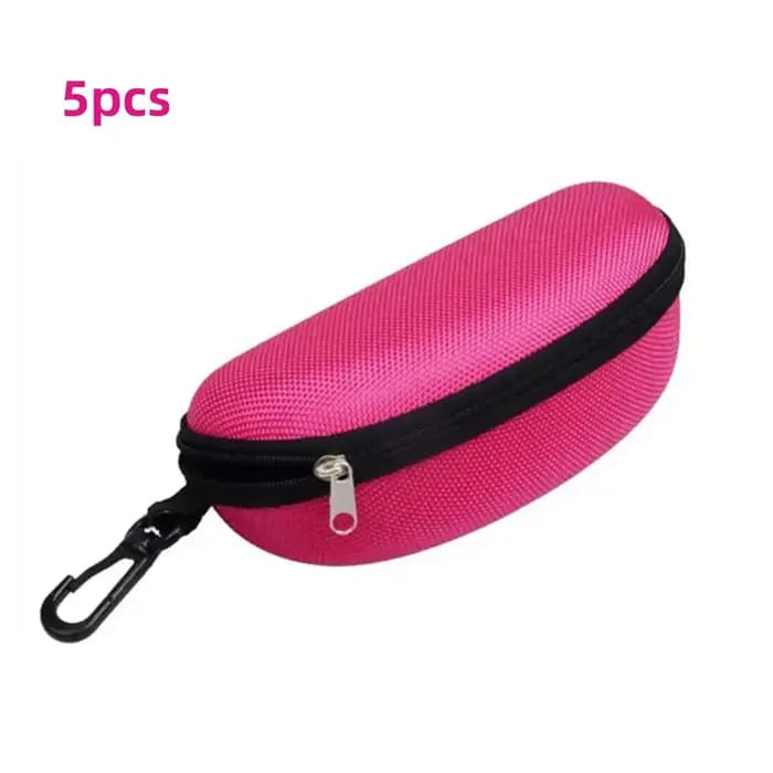 5/10pack Portable fermeture éclair lunettes de soleil boîte de protection