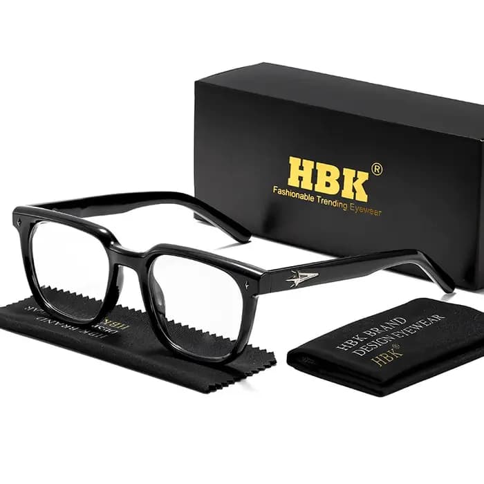 HBK nouvelle mode lunettes carrées montures marque Design unisexe