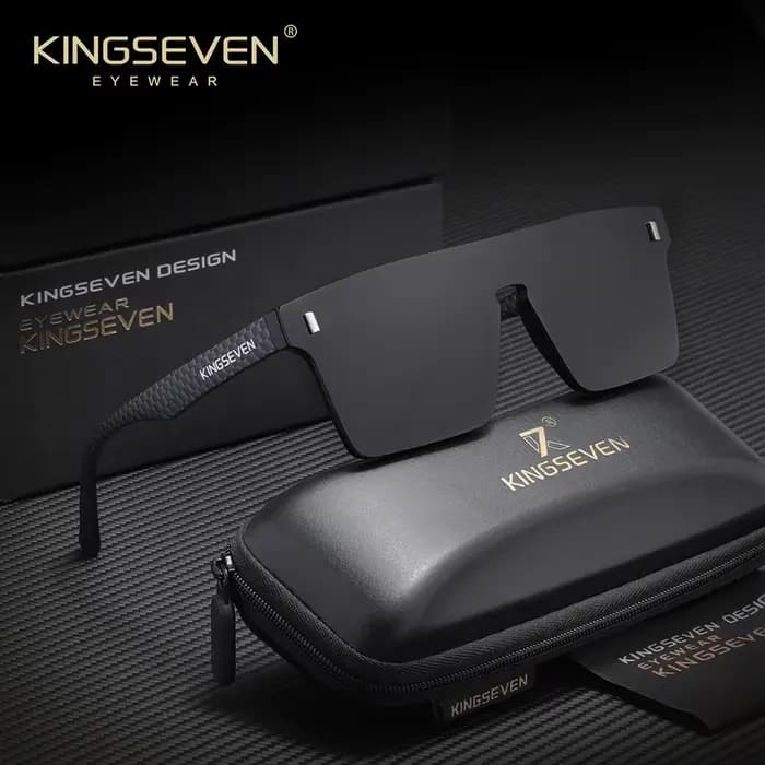 KINGSEVEN – lunettes de soleil polarisées sans monture pour hommes et femmes, à la mode, Anti-UV400,