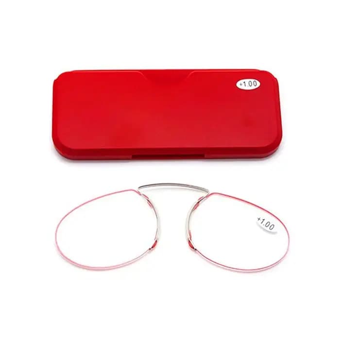 Mini Lunettes de lecture mains libres sans monture à fixation nasale +1.0 - +3.5 pour presbytes Hommes Femmes