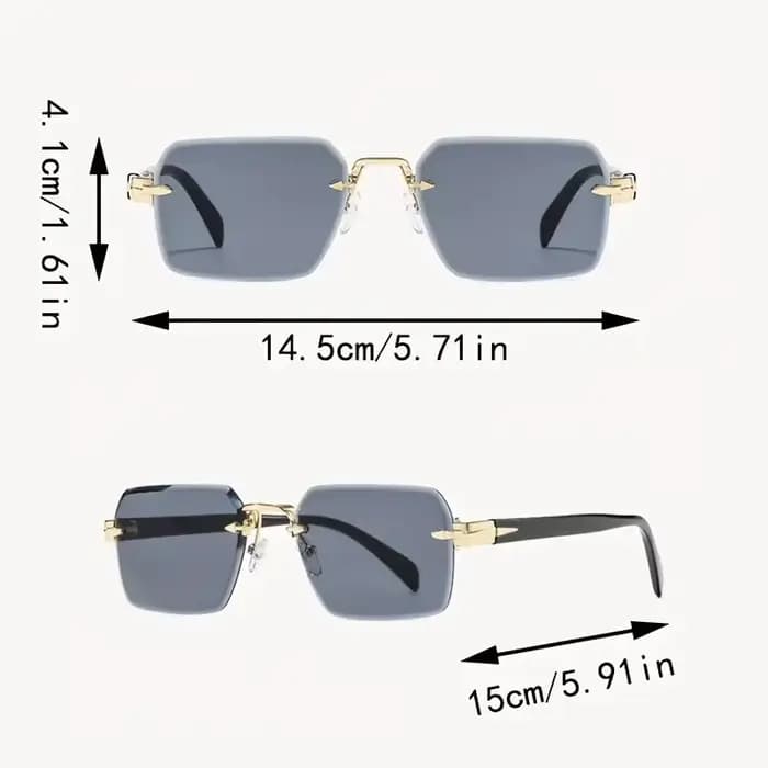 Lunettes de soleil unisexes multicolores décontractées