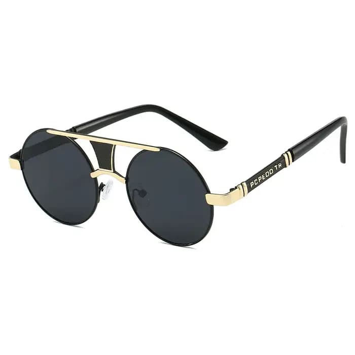 Lunettes de soleil rondes Vintage à la mode