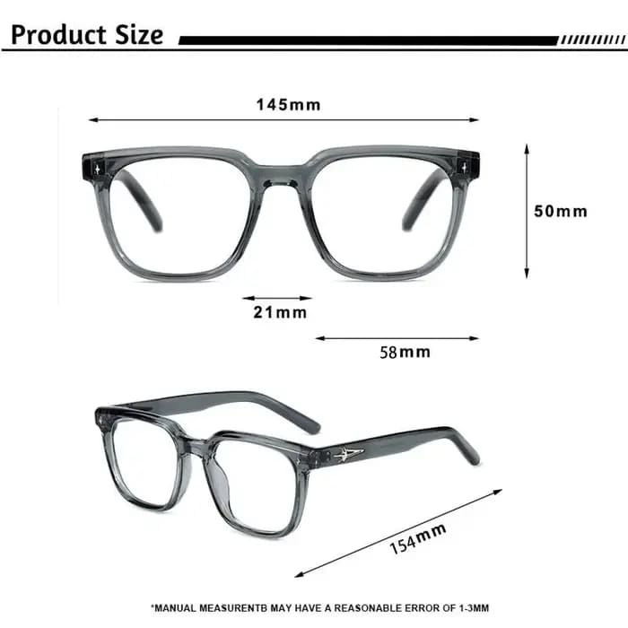 HBK nouvelle mode lunettes carrées montures marque Design unisexe