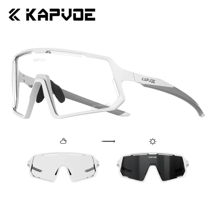 Lunettes de soleil photochromiques KAPVOE HD pour la randonnée