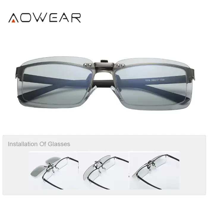 Lunettes de soleil polarisées photochromiques pour hommes