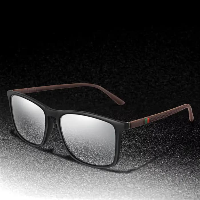 Lunettes de soleil de cyclisme polarisées classiques carrées de luxe