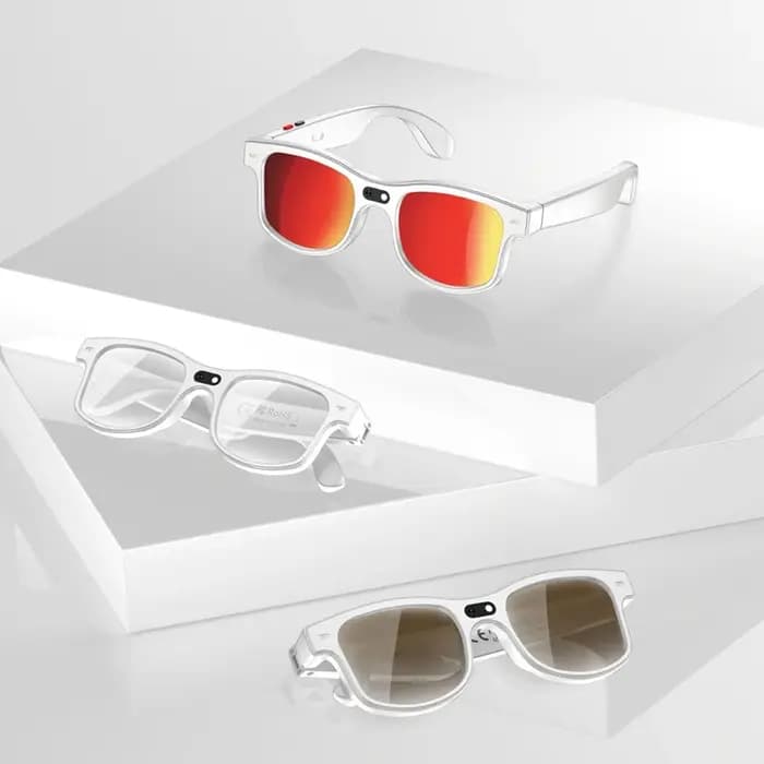 Lunettes de soleil tendance, lunettes intelligentes de cyclisme, lunettes de sport avec fonction d'appel Bluetooth, caméra, traduction en temps réel, enregistrement vidéo