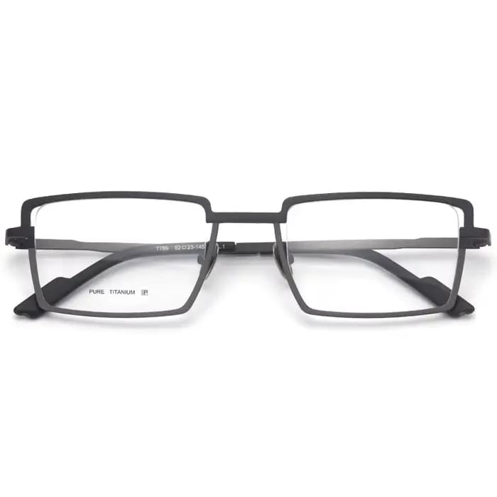 Montures de lunettes en titane pur pour hommes, style rétro bicolore, pour femmes, myopie, optique,